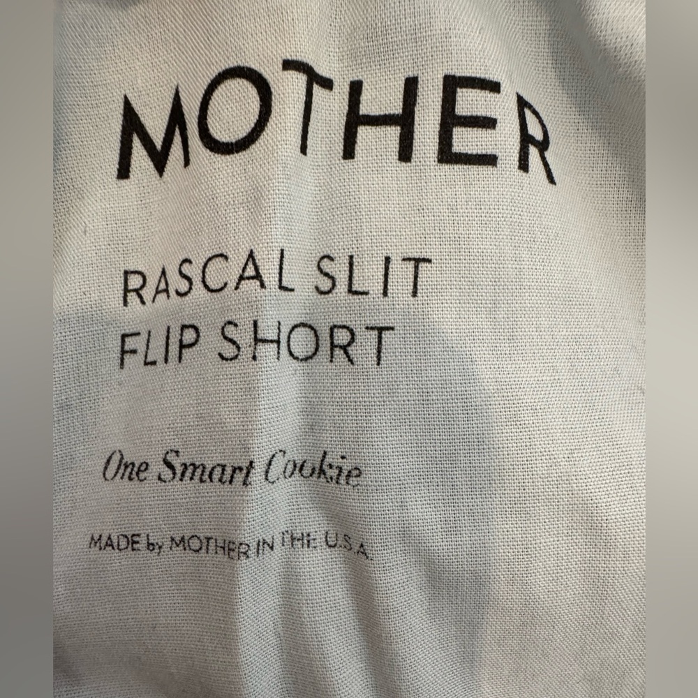 Mother Rascal Slit Flip Denim Short - Picture 7 of 8